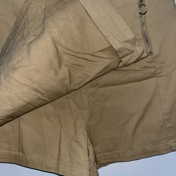 Tan or brown Skirt with short, comfortable, cute fresh and clean fabric - Picture 6 of 11